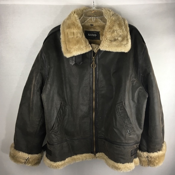 xoxo leather jacket